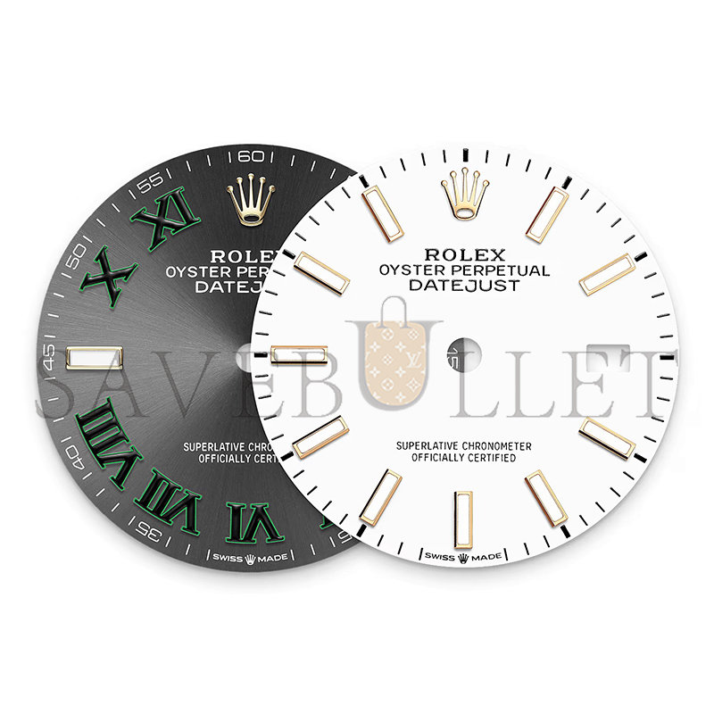 R01ex datejust 36 oyster, 36 mm, oystersteel and yellow gold m126203-0015